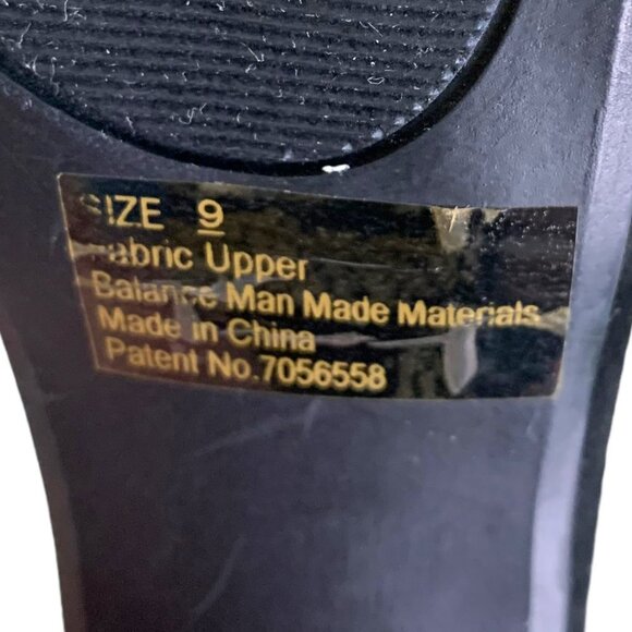 EUC Straw 4" Heel Platform Sandal with Black Suede Ankle and Toe Strap S… - Picture 11 of 11